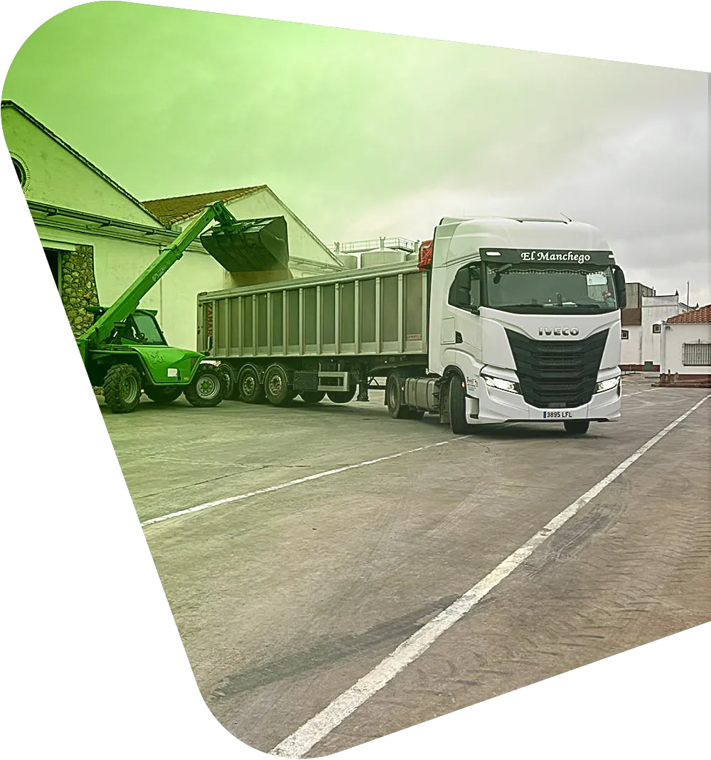 Transporte agrícola a granel y operativa portuaria